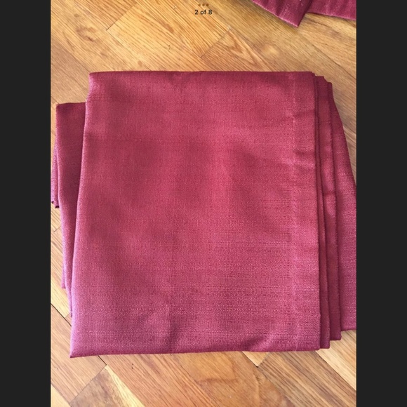 NWOT Set of 2 Ellery Homestyles Curtain Panels Burgundy Rod Pocket 41 x 84 New - Picture 2 of 14